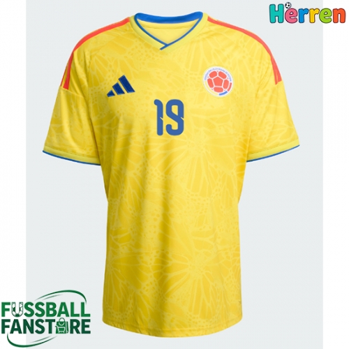Kolumbien Rafael Santos Borre #19 Replik Heimtrikot WM 2026 Kurzarm